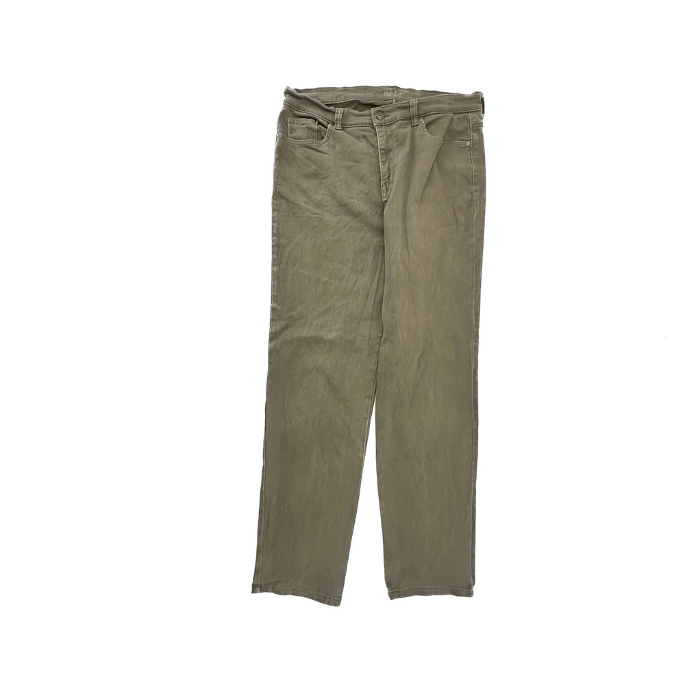 Style & Co Straight Leg Women's size 16 Green Denim jeans